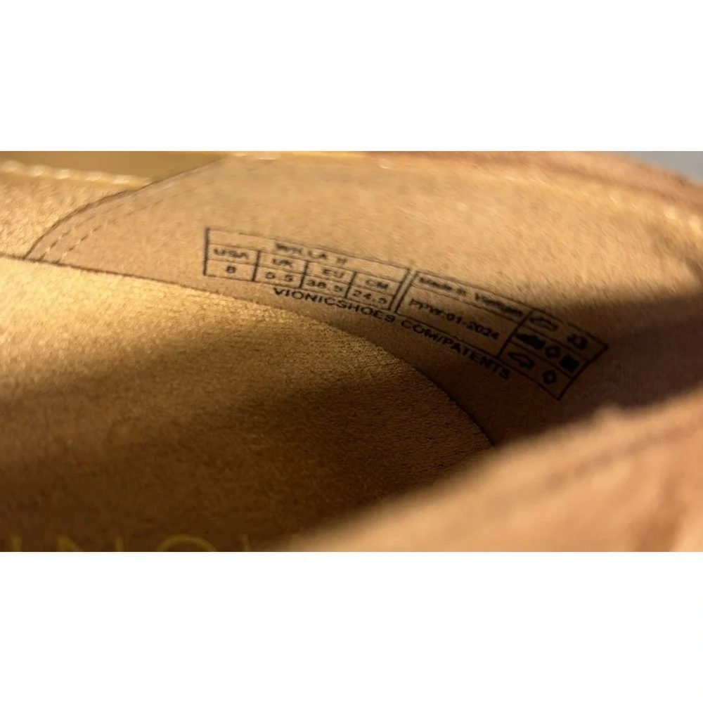 Vionic Women's Willa Suede Slip On Loafer Tan Size 8 Quiet Luxury